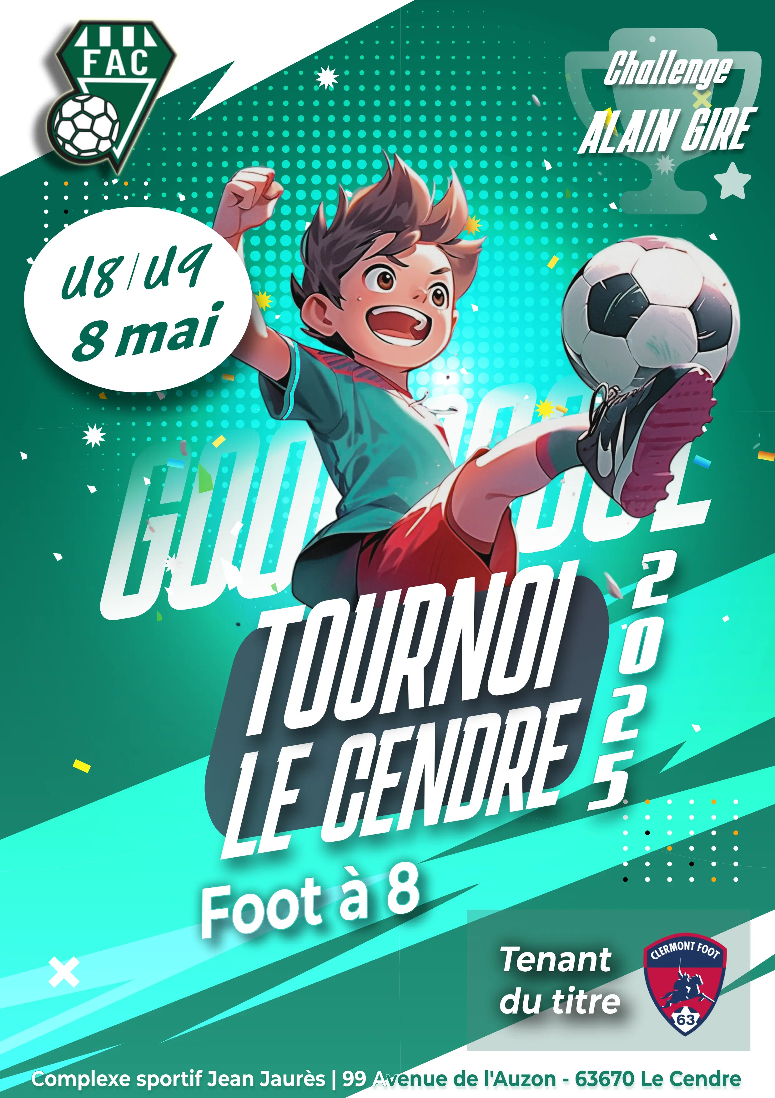 Affiche Tournoi le Cendre 2025