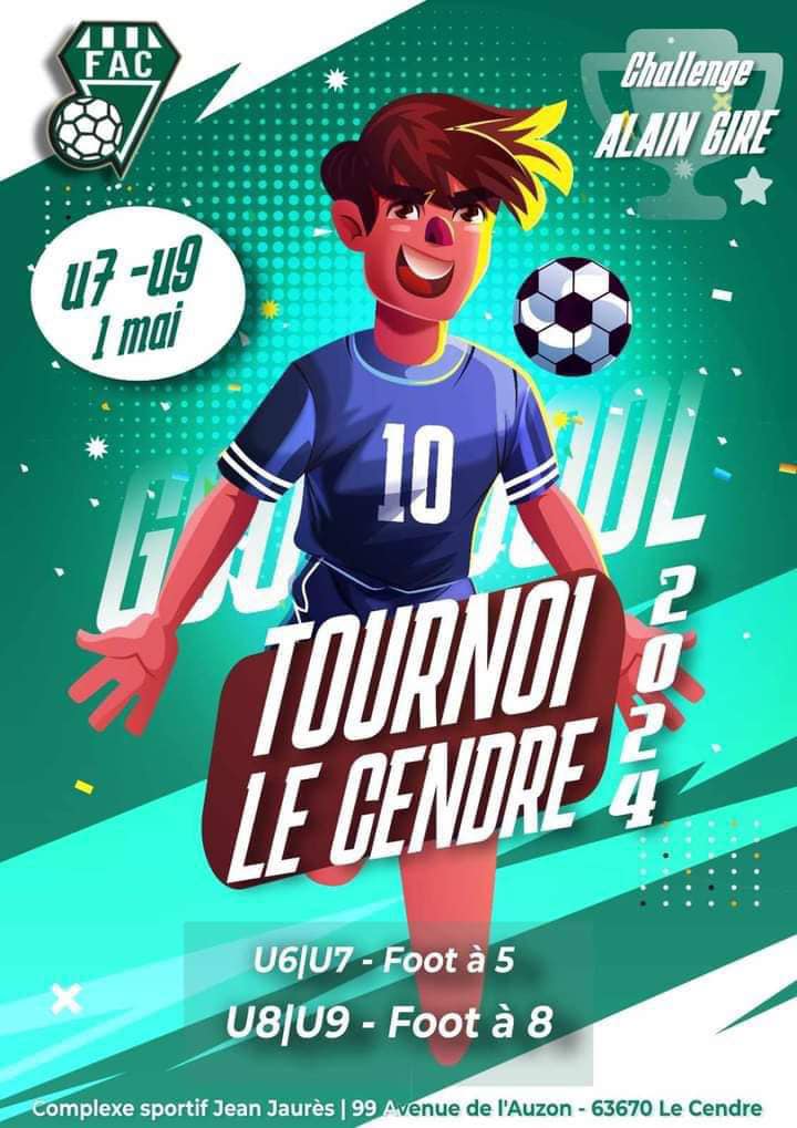 Affiche Tournoi le Cendre 2024